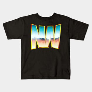 new wave logo Kids T-Shirt